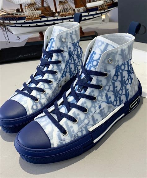 christian dior chucks blue|Dior high top sneakers price.